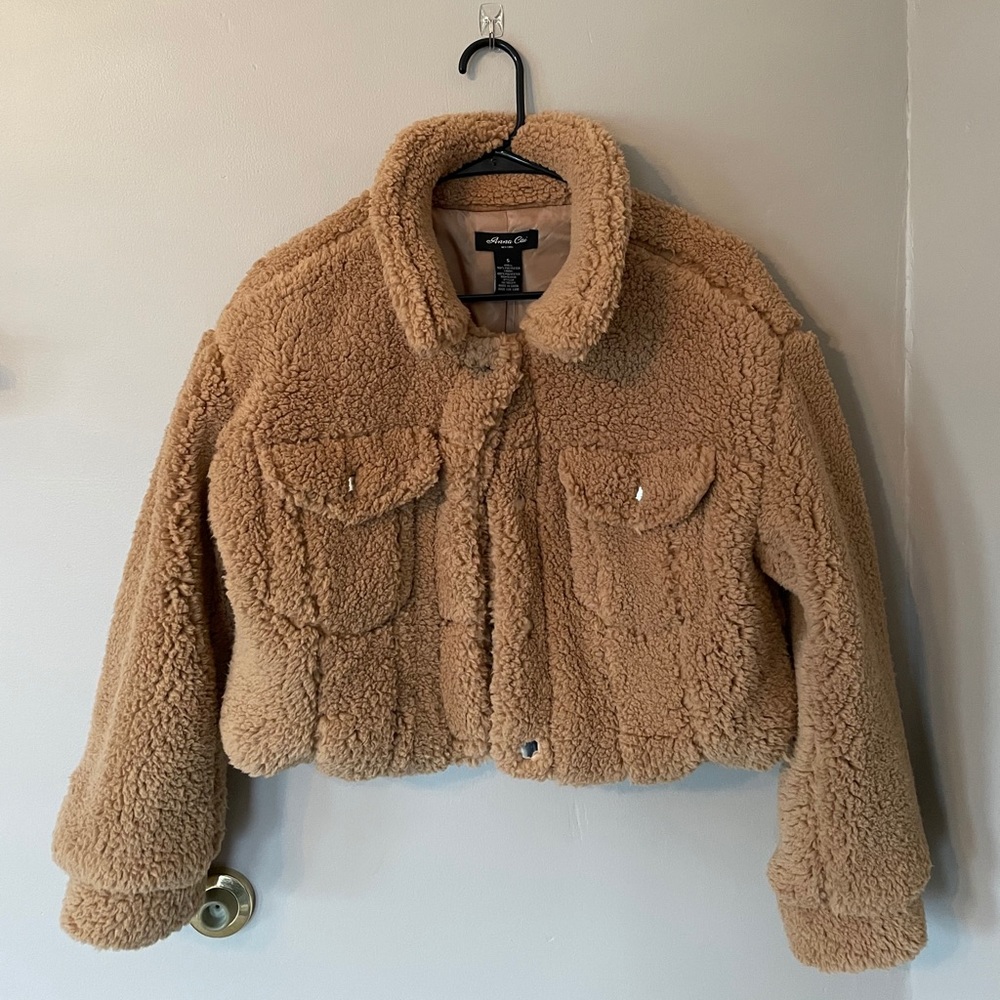 Teddy puffer coat